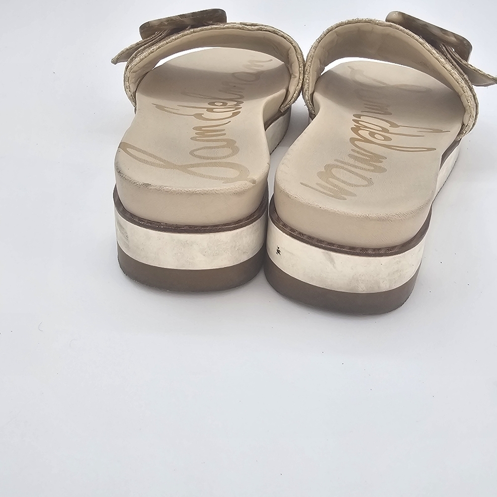 Sam Edelman Ariane Platform Sandals Eggshell Size 9.5 – Preowned - Picture 8 of 12